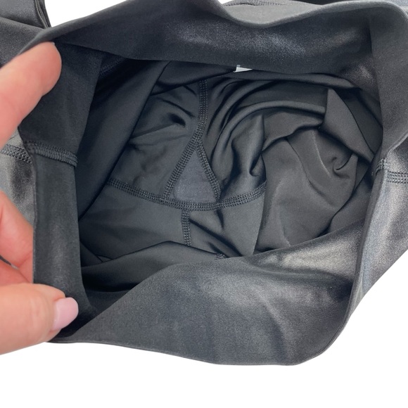 ALO High-Waist SHINY Leggings Large Black - Picture 10 of 11